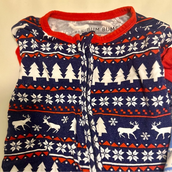 Deer Santa Romper Pajamas - Picture 4 of 5